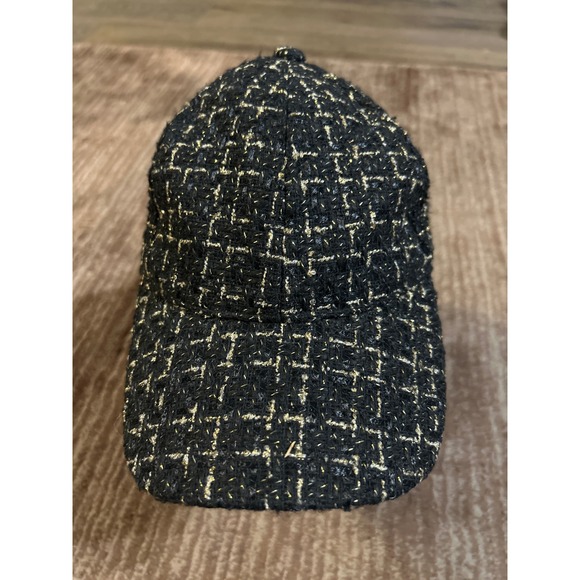 Wonderly Tweed Baseball Cap Sparkle Accents One Size‎ $30 NWT - Picture 1 of 5